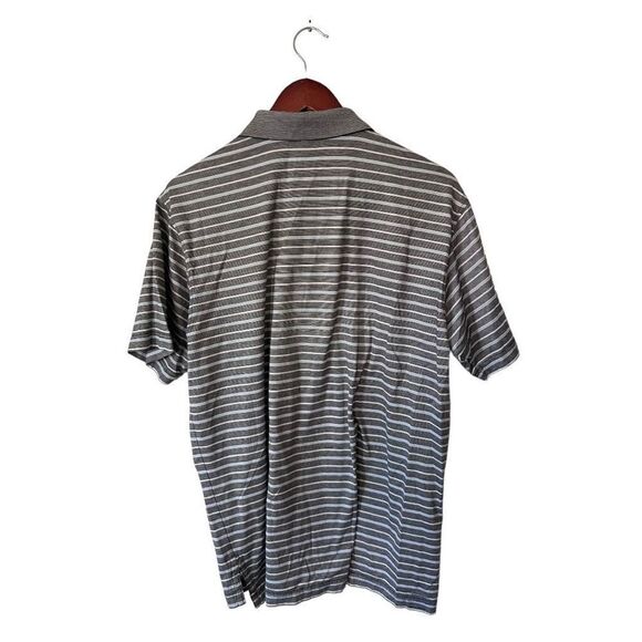 Peter Millar Gray White Classic Polo Men's Size M Golf Athleisure Capsule - Picture 7 of 10